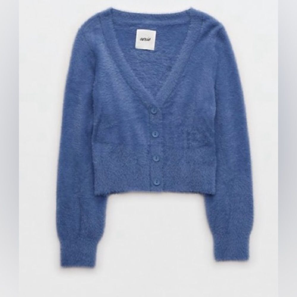 Fluffy Aerie Crop Cardigan